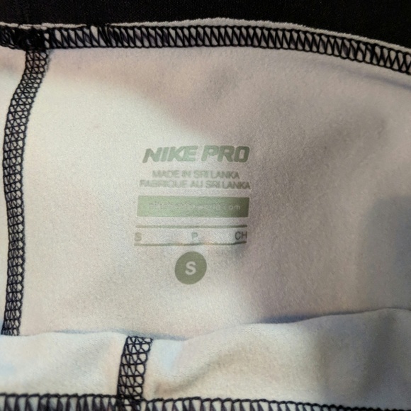 Purple Nike Pro Full Length Leggings - Picture 2 of 3